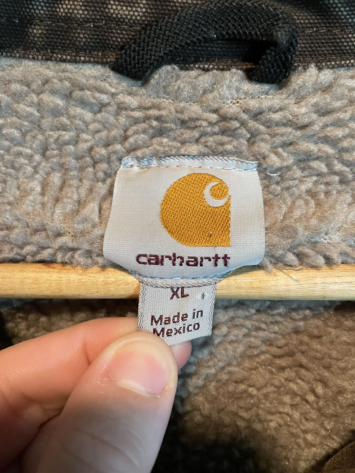 Carhartt Carhartt Sherpa Lined Distressed Brown Ridge Coat Jacket Size US XL / EU 56 / 4 - 2 Thumbnail