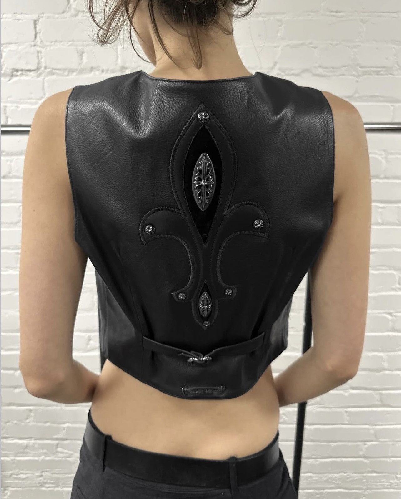 Chrome Hearts Chrome Hearts .925 Silver Leather Vest Size US M / EU 48-50 / 2 - 6 Thumbnail