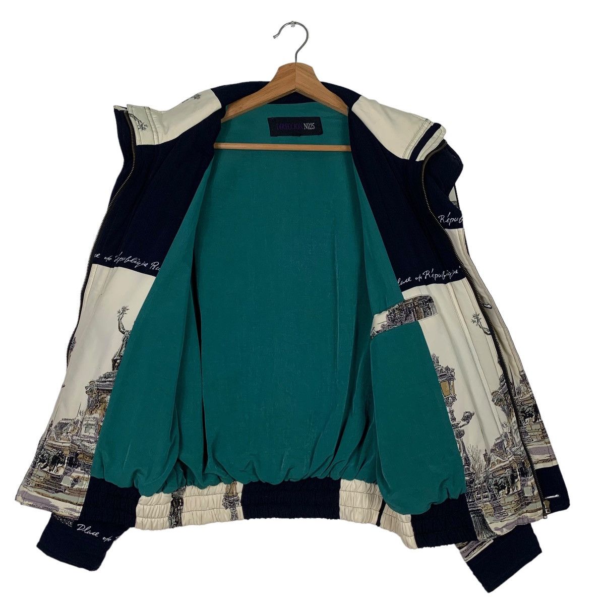 Japanese Brand DIRECCION NO25 PARIS HISTORY FULLPRINT JACKET #0130-C7 Size US M / EU 48-50 / 2 - 10 Thumbnail