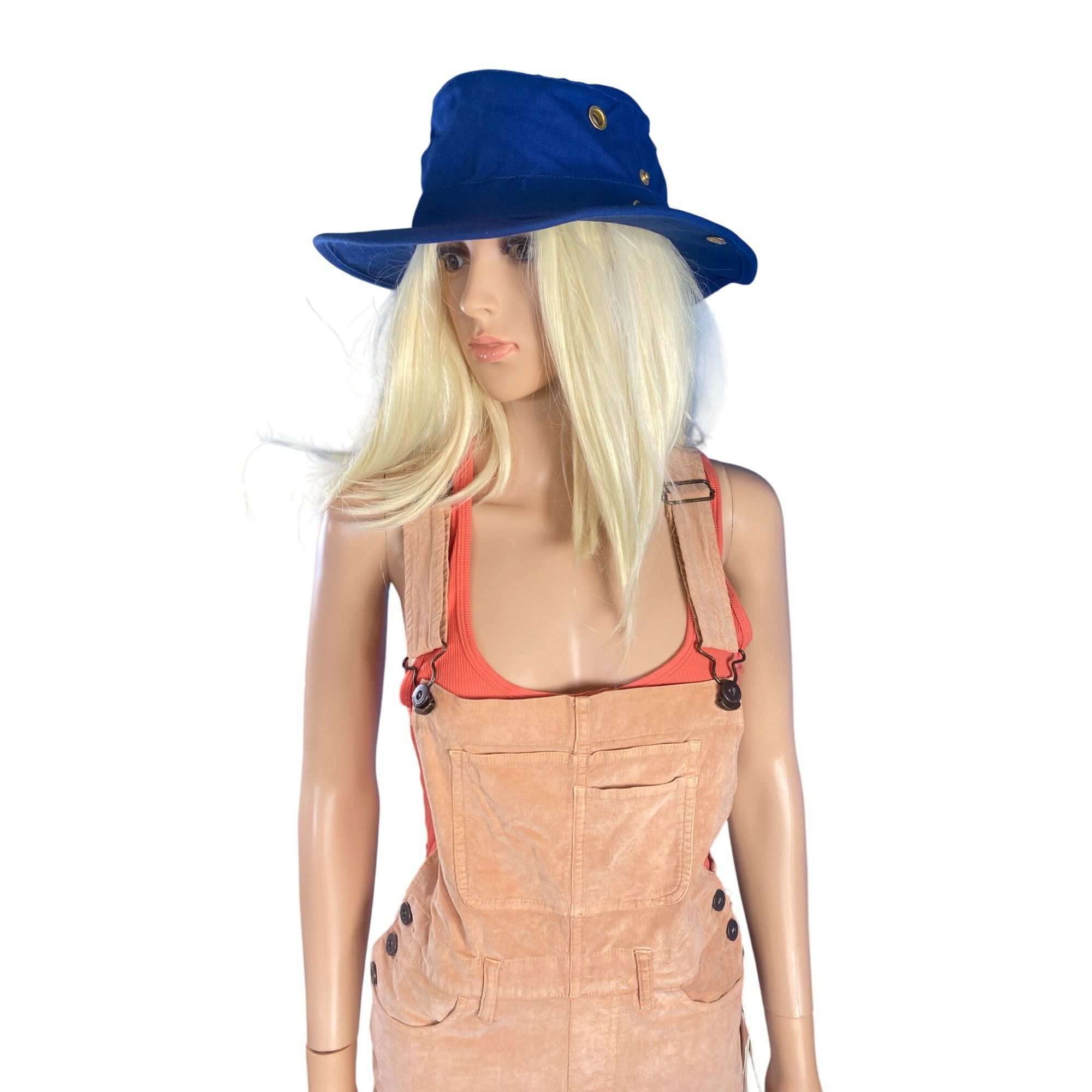 Tilley NWT Tilley T3 Cotton Duck Hat, Snap up Navy 71/2 60cm Large Size ONE SIZE - 13 Thumbnail