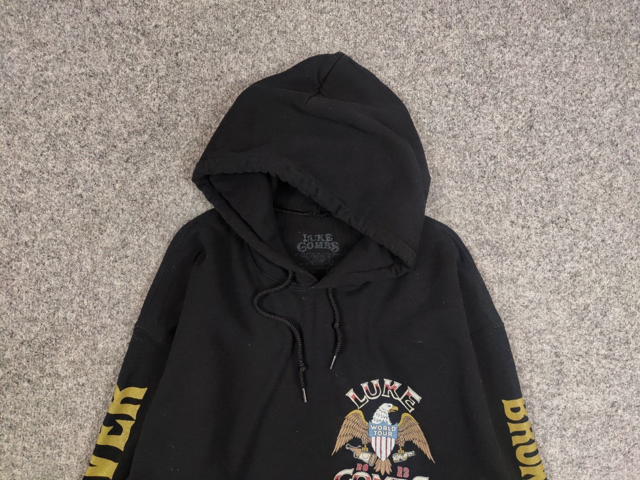 Vintage Luke Combs world tour America Vintage Style Logo Hoodie Size US M / EU 48-50 / 2 - 8 Thumbnail