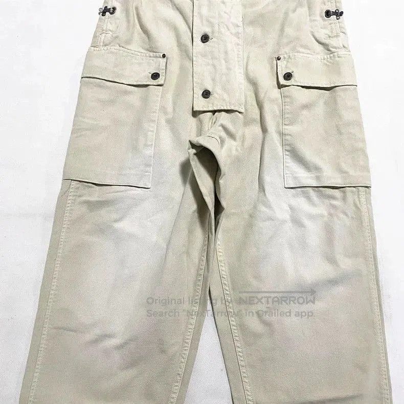 Nigel Cabourn Nigel Cabourn Canvas Overalls Beige. Size US 36 / EU 52 - 4 Thumbnail