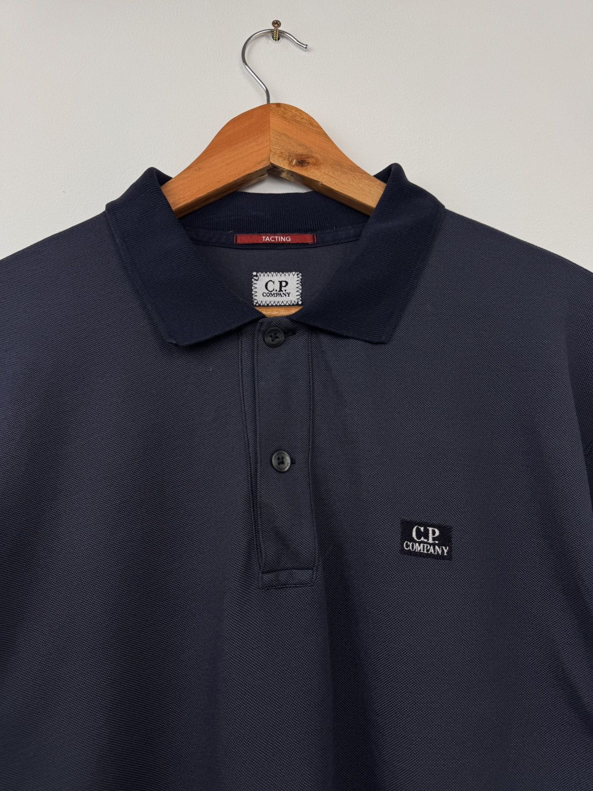 C.P. Company C.P. Company Men Long Sleeve Polo Shirt Blue Cotton Size L Size US L / EU 52-54 / 3 - 2 Thumbnail
