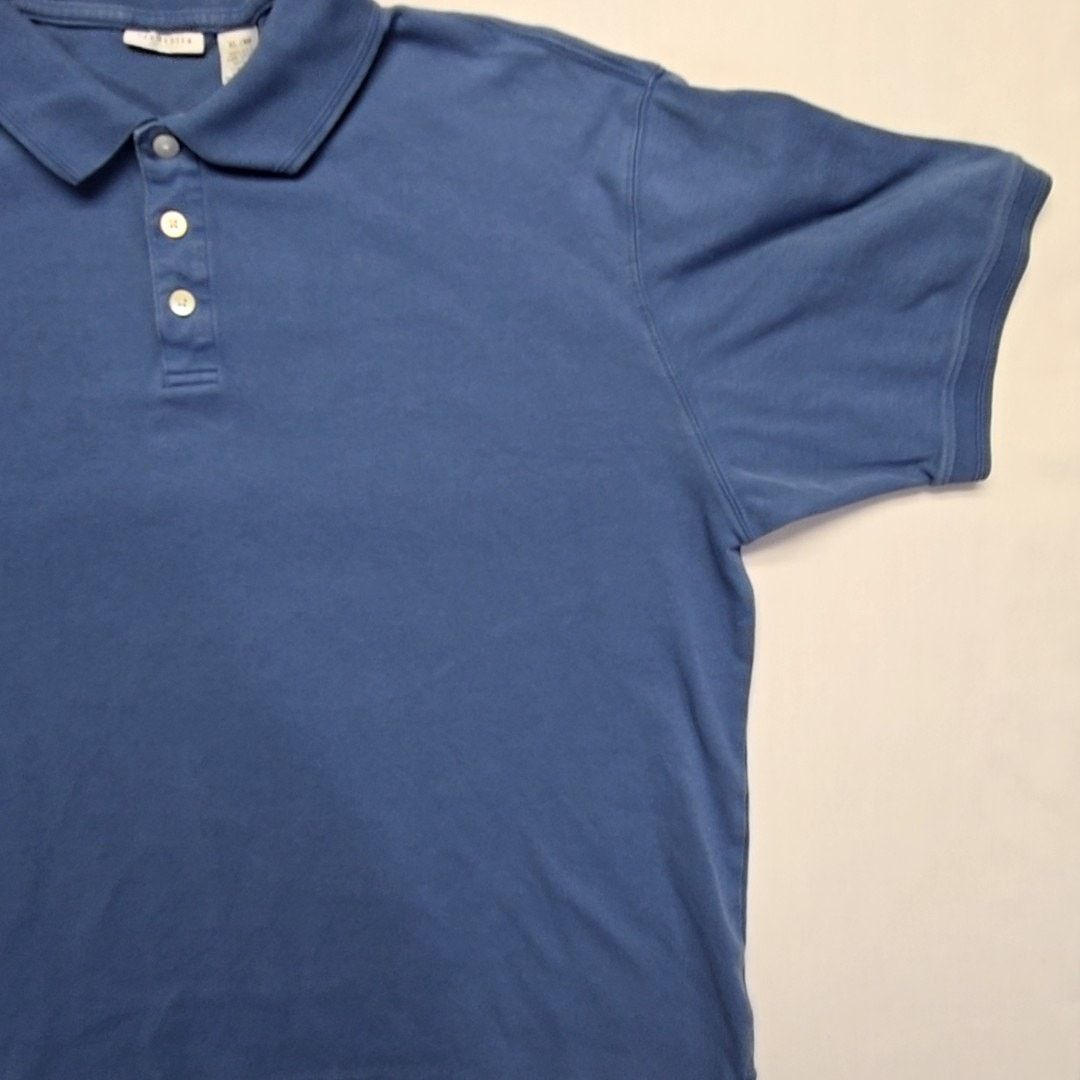 Van Heusen × Vintage Vintage Van Heusen Classic Polo Shirt XL Blue Shirt 2000s Size XL / US 12-14 / IT 48-50 - 2 Thumbnail