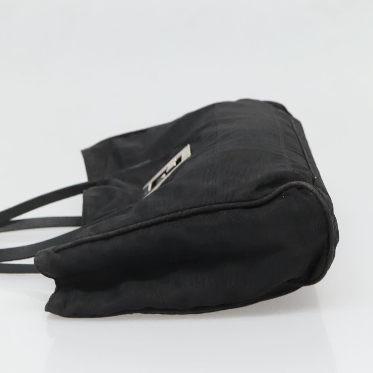 Fendi FENDI Zucca Canvas Hand Bag Black Silver Size ONE SIZE - 4 Thumbnail