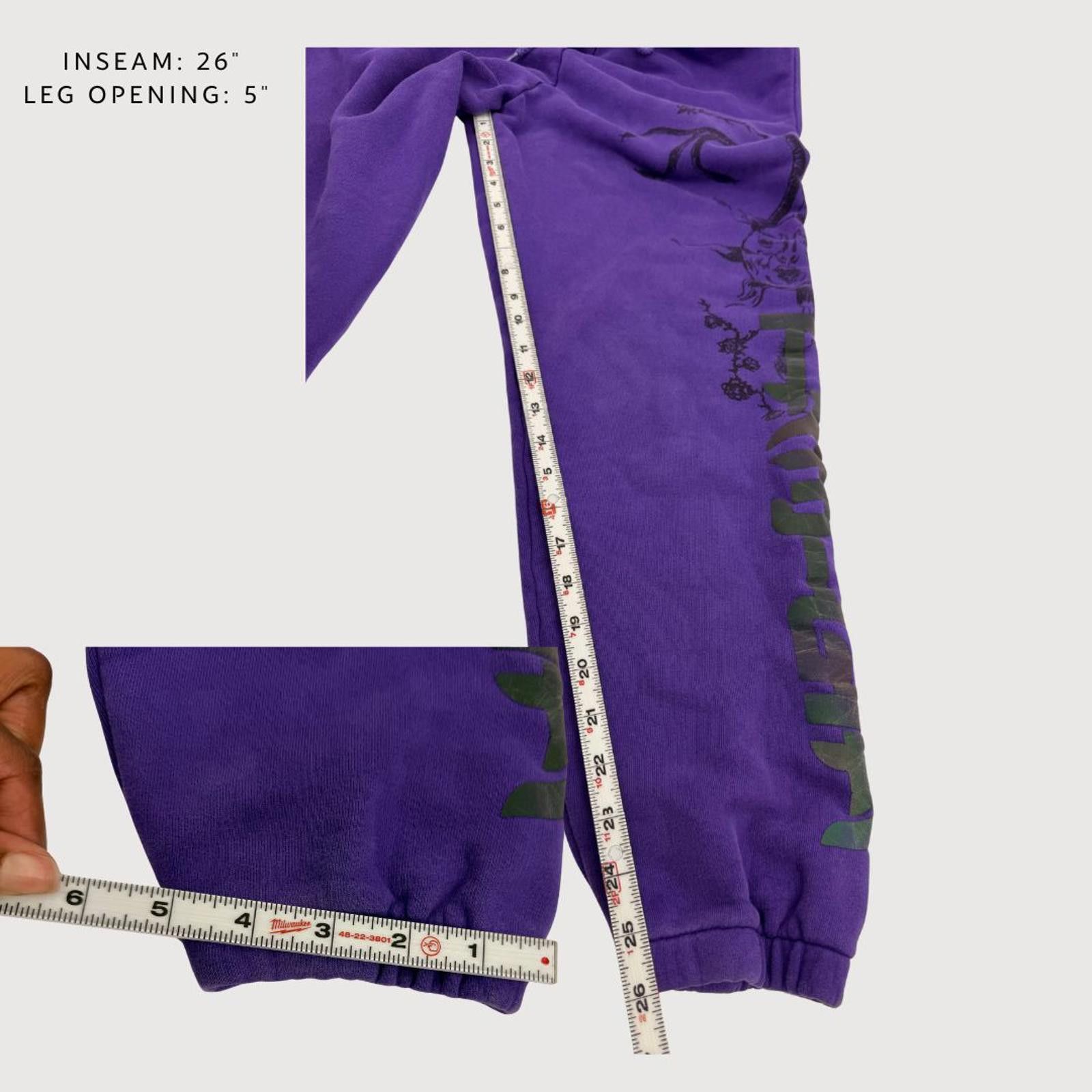 Other I.AM.GIA Purple Graphic Jogger Sweatpants XS Y2K Streetwear Size 26" / US 2 / IT 38 - 7 Thumbnail