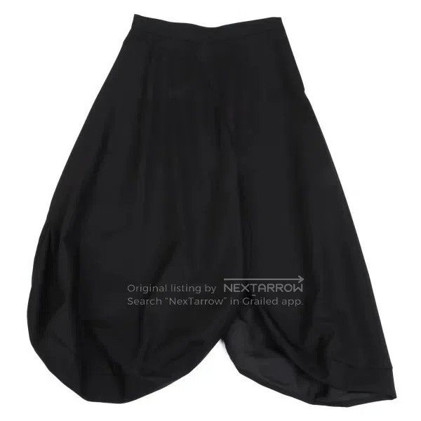 Comme des Garcons Comme Des Garcons size S Black Retro Petal Design Skirt Size 23" - 2 Thumbnail