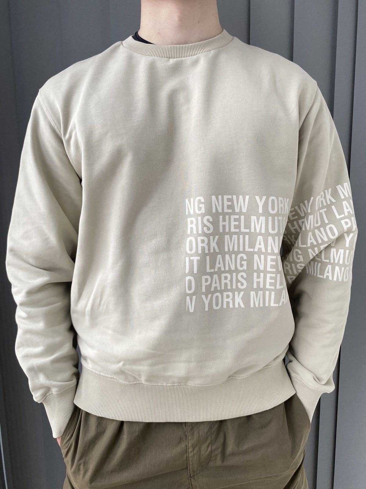 Helmut Lang Helmet Lang box logo sweatshirt Size US M / EU 48-50 / 2 - 1 Thumbnail