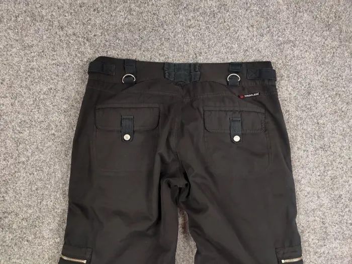 Japanese Brand Rare Vintage Y2K Japanese Black cotton Cargo Baggy Pants Size US 32 / EU 48 - 15 Thumbnail