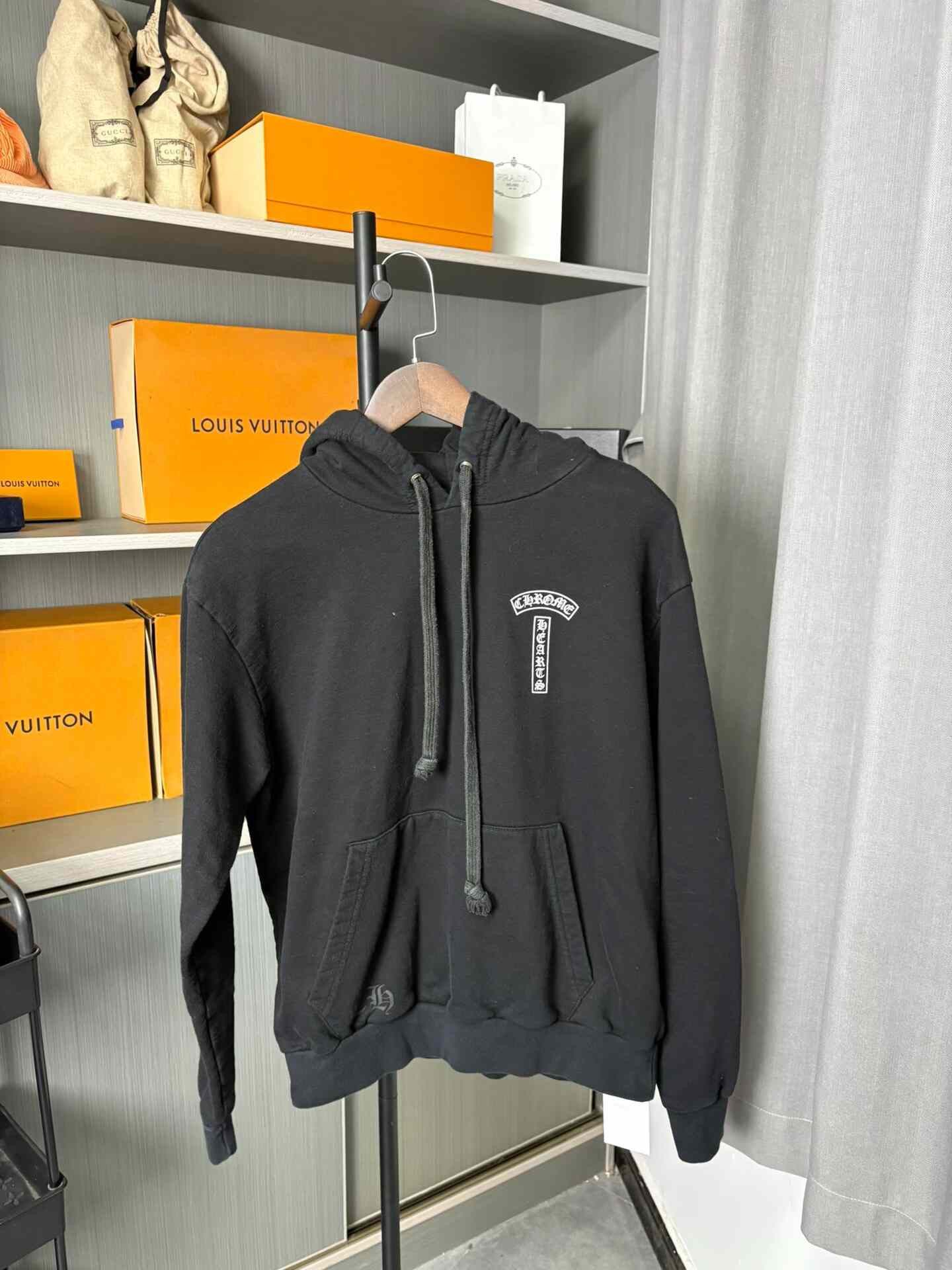 Chrome Hearts Chrome Hearts Black Hoodie S Men Size US S / EU 44-46 / 1 - 1 Thumbnail