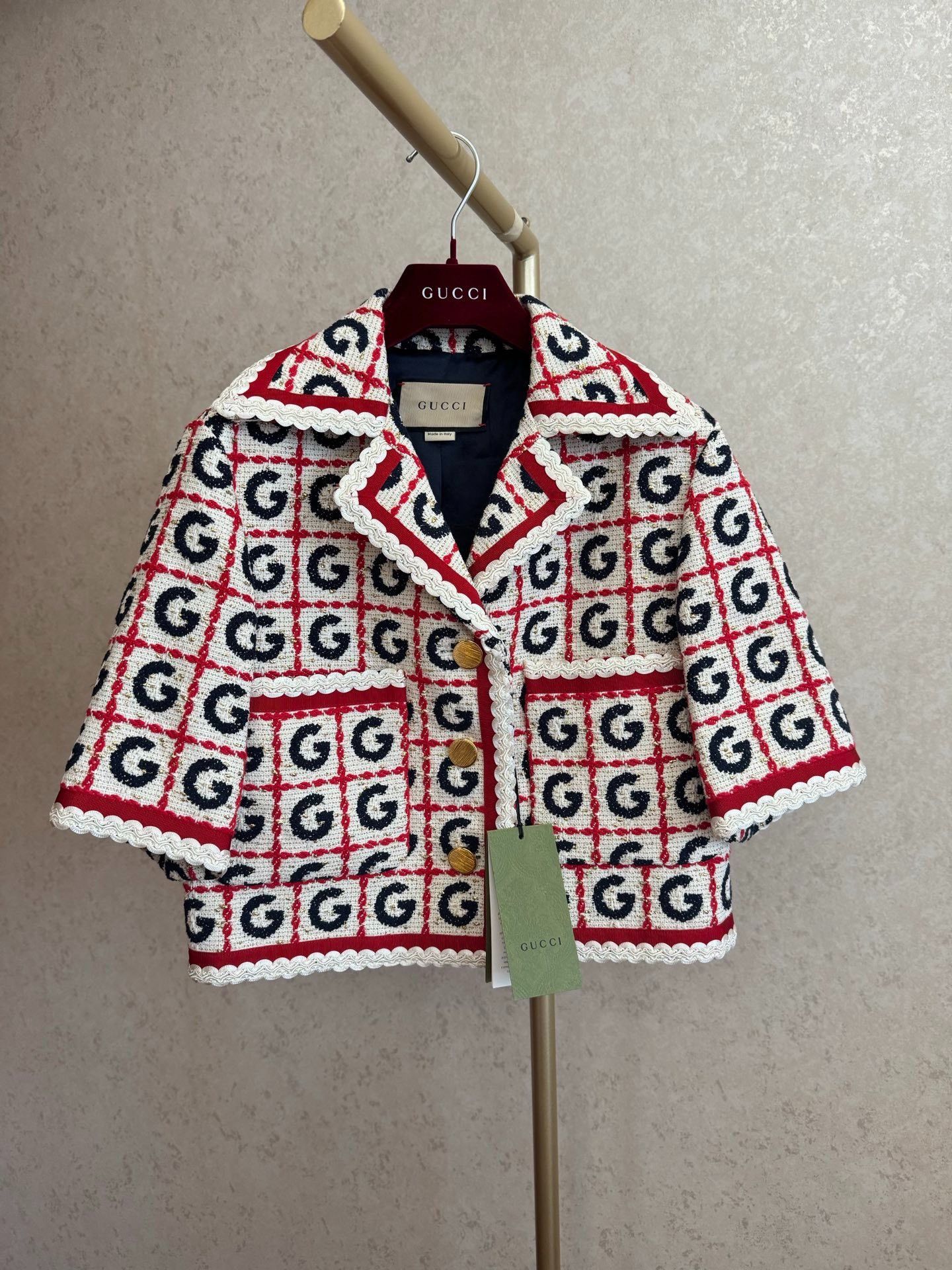 Gucci Gucci Women's Heavy Craft Jacket Size S / US 4 / IT 40 - 1 Thumbnail