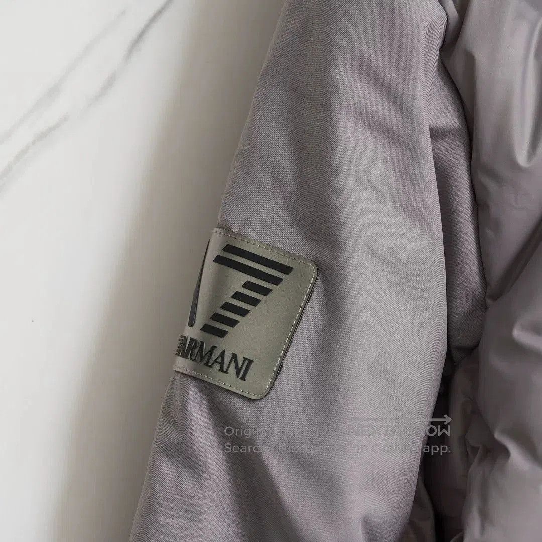 Emporio Armani EA7 Men's Patchwork Hooded Cotton Jacket. Size US M / EU 48-50 / 2 - 6 Thumbnail
