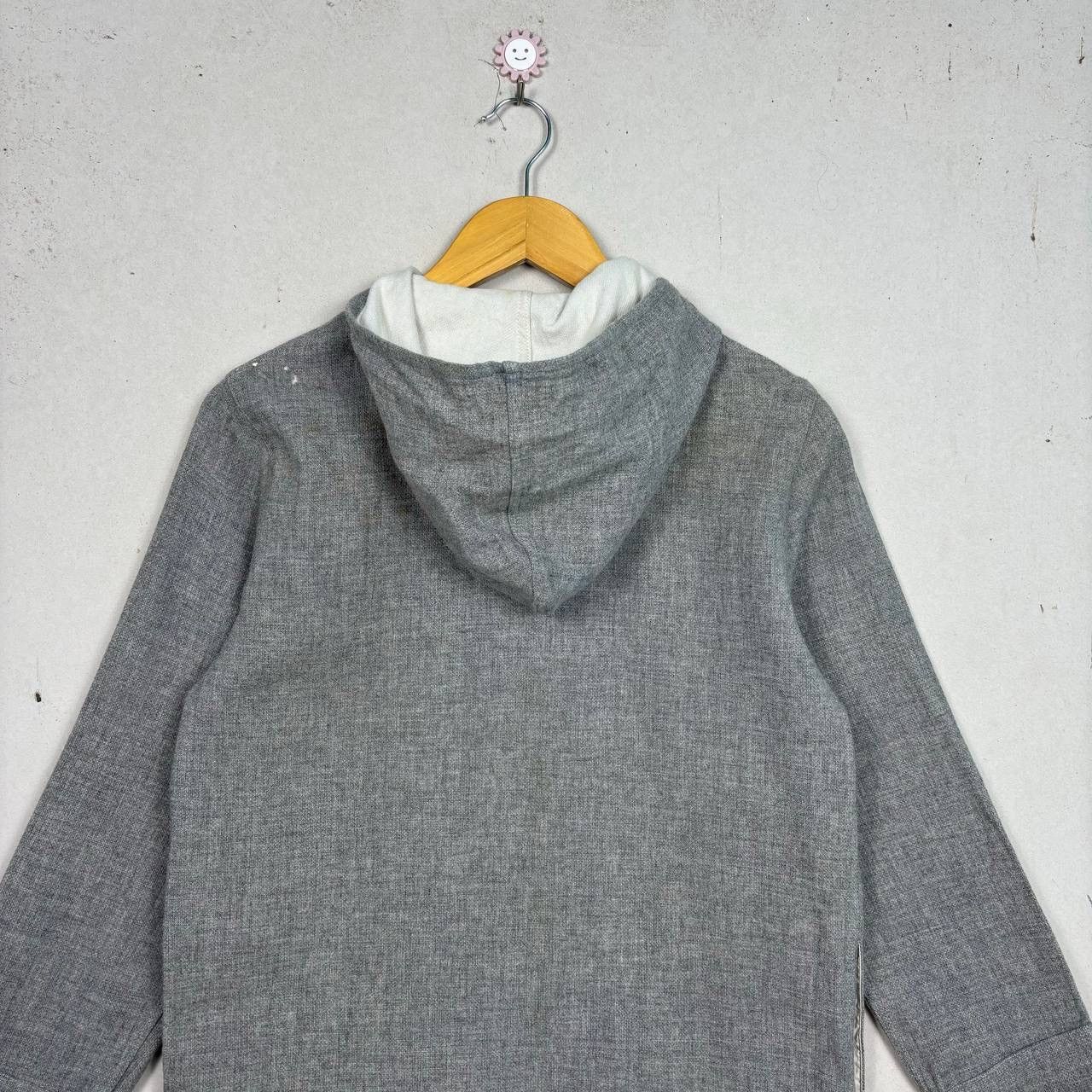 A.P.C. A.P.C. ETE 1999 Archive Wool Zip Hoodie Vintage M Grey Size US S / EU 44-46 / 1 - 4 Thumbnail