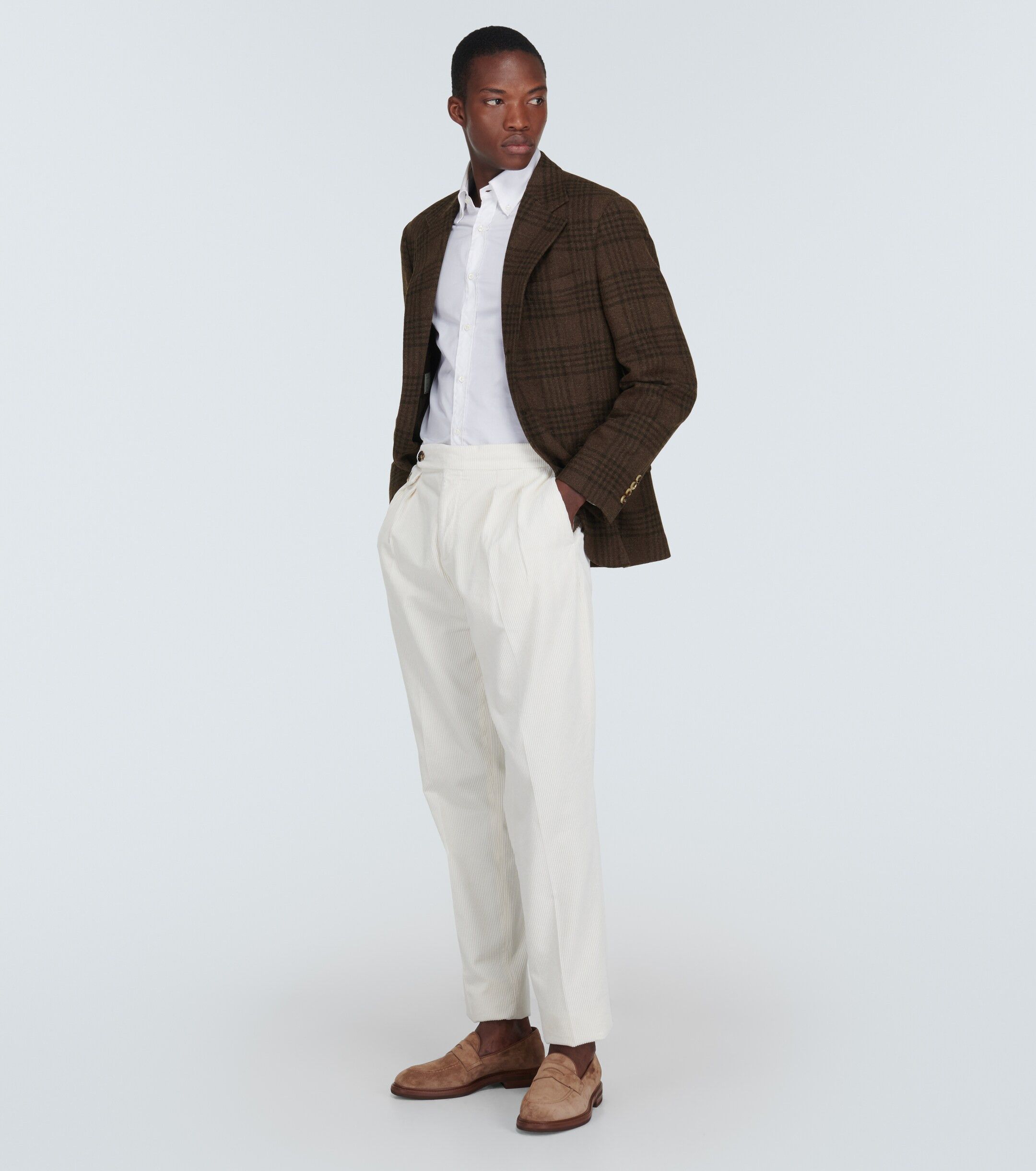 Brunello Cucinelli o1w1db10125 Loafers in Light Brown Size US 10 / EU 43 - 2 Thumbnail