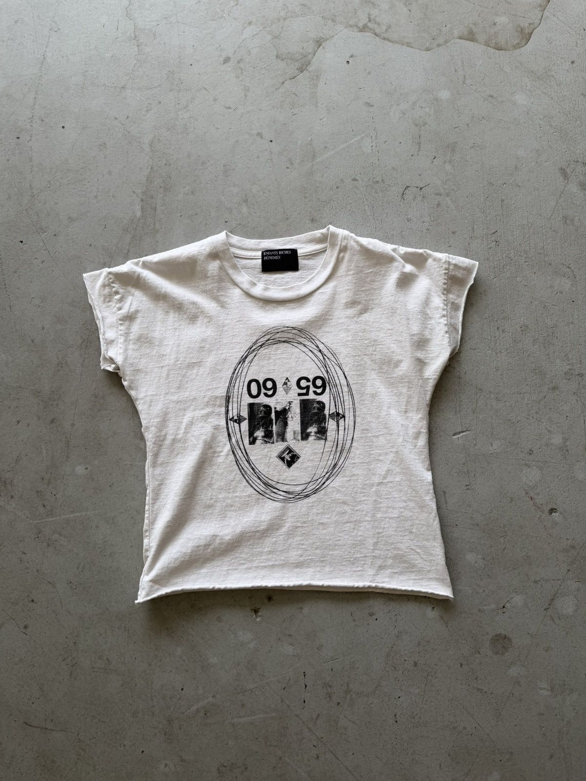 Enfants Riches Deprimes ERD Neoism Russian Shrunken White Baby Tee Size US M / EU 48-50 / 2 - 1 Thumbnail