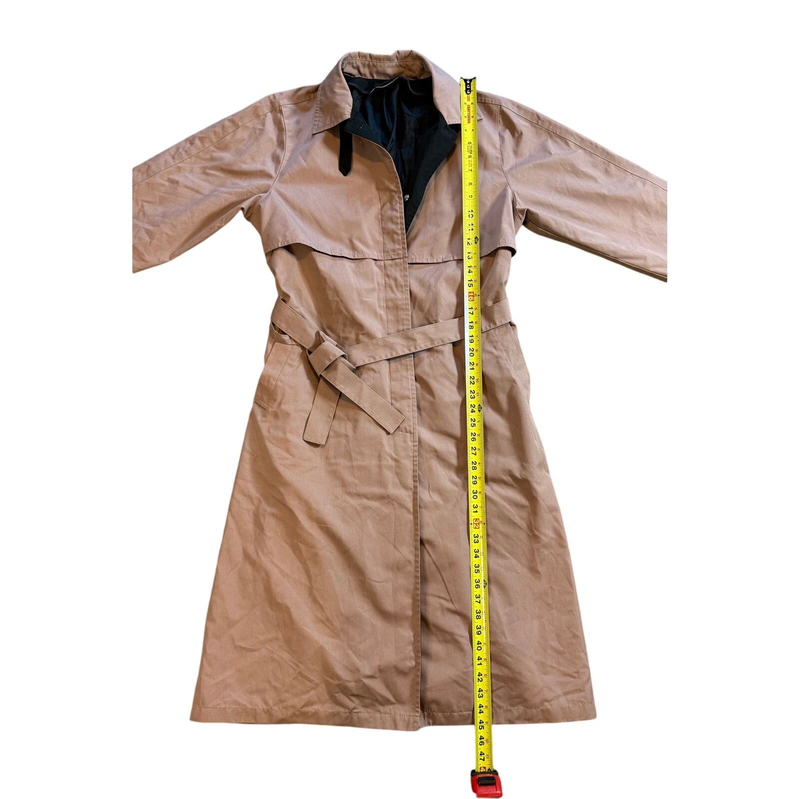 London Fog Vintage 70s London Fog Manicoat Trench Coat Size L / US 10 / IT 46 - 6 Thumbnail