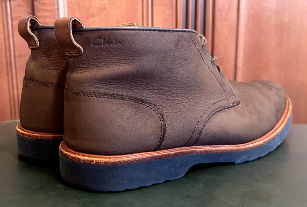 Clarks CLARKS Men's FULHAM HI BROWN LEATHER BOOTS #67498 SIZE 9.5 Size US 9.5 / EU 42-43 - 6 Thumbnail