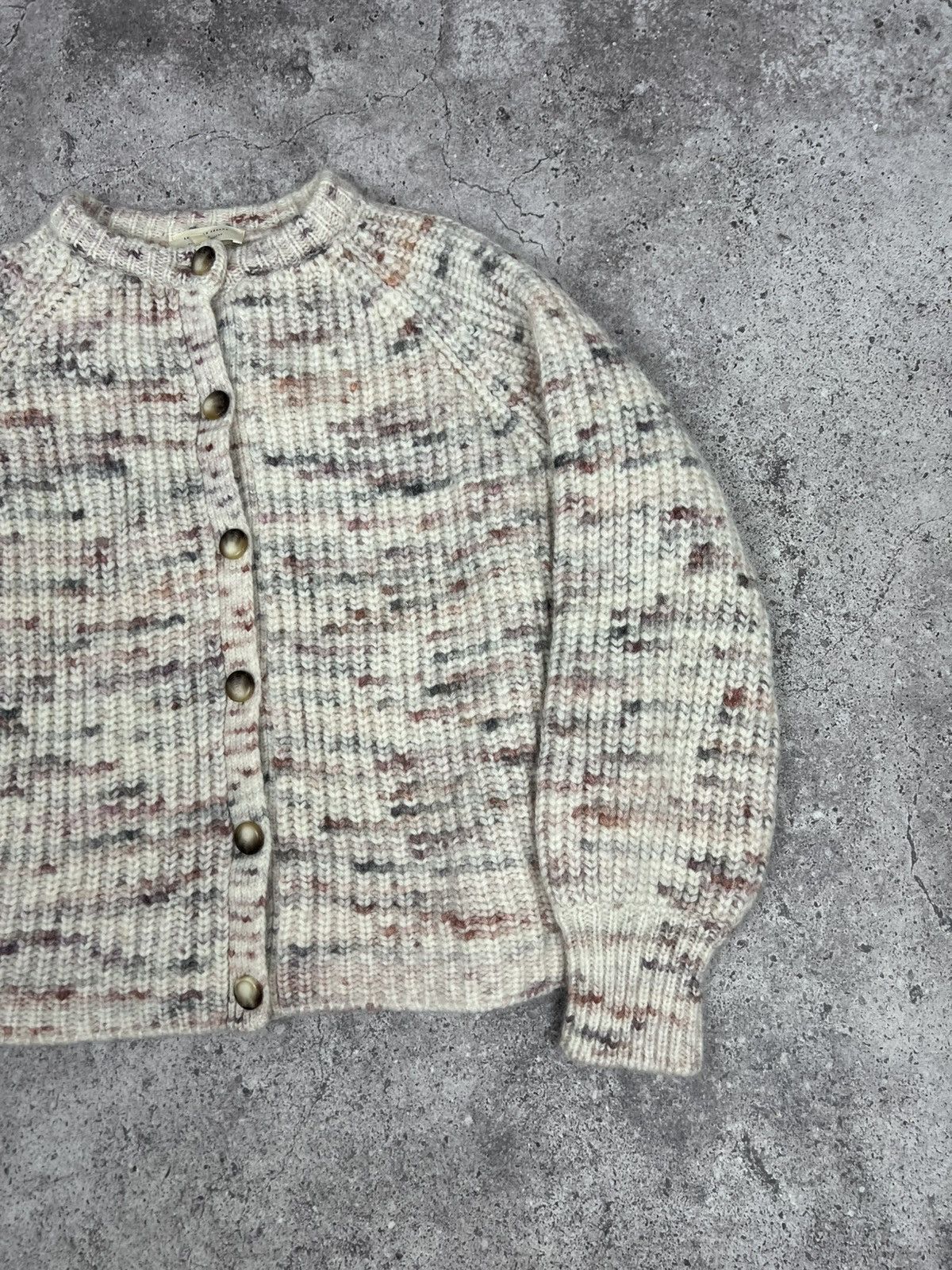 Sezane Sezane Alpaca Cardigan Sweater Beige Size L / US 10 / IT 46 - 3 Thumbnail