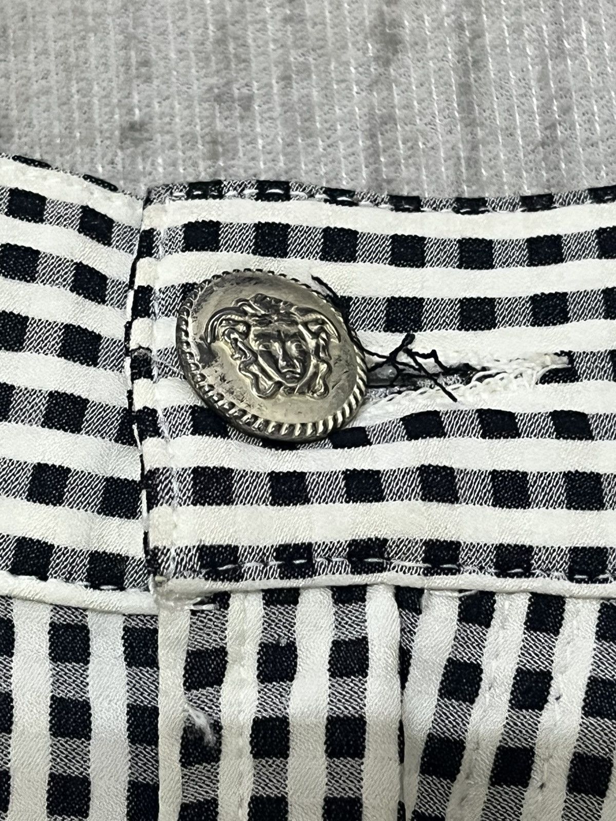 Versace Vintage 80s Versace medusa pant Size 26" / US 2 / IT 38 - 7 Thumbnail
