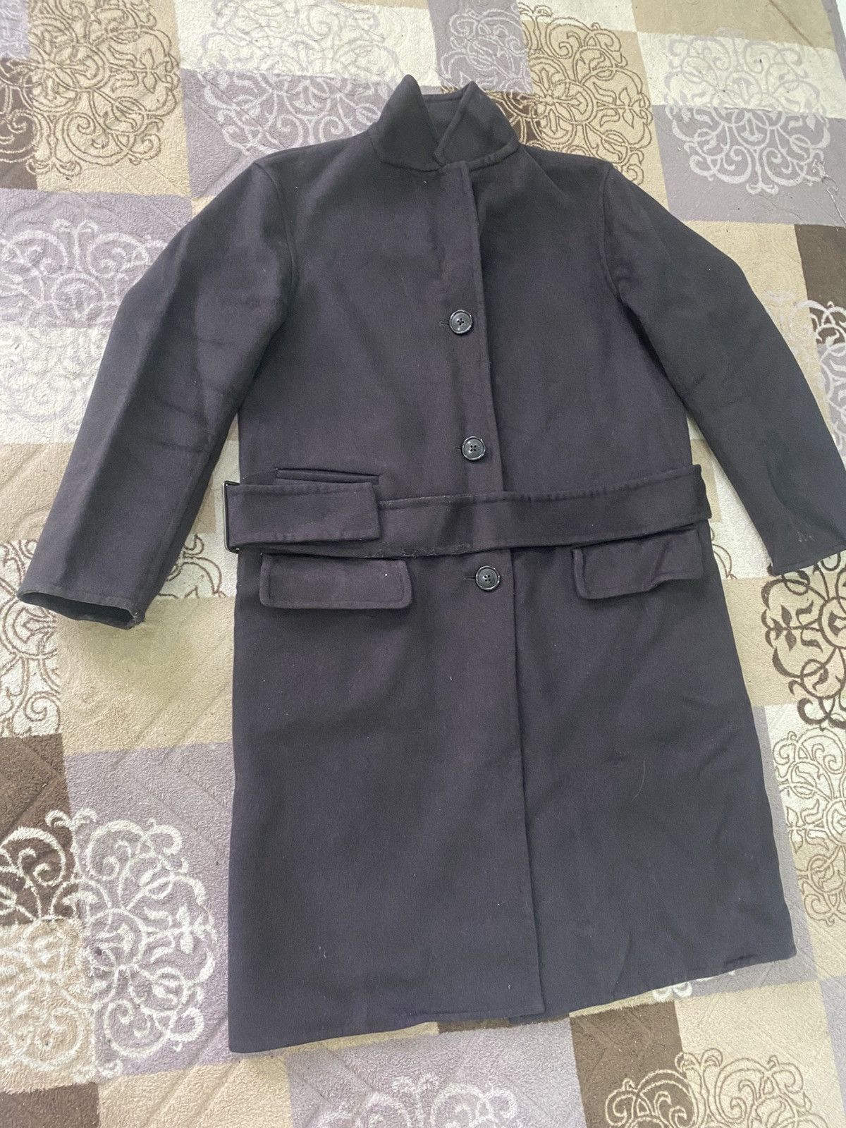 Jil Sander × Uniqlo +J x uniqlo wool black heavy long coat Size US S / EU 44-46 / 1 - 2 Thumbnail