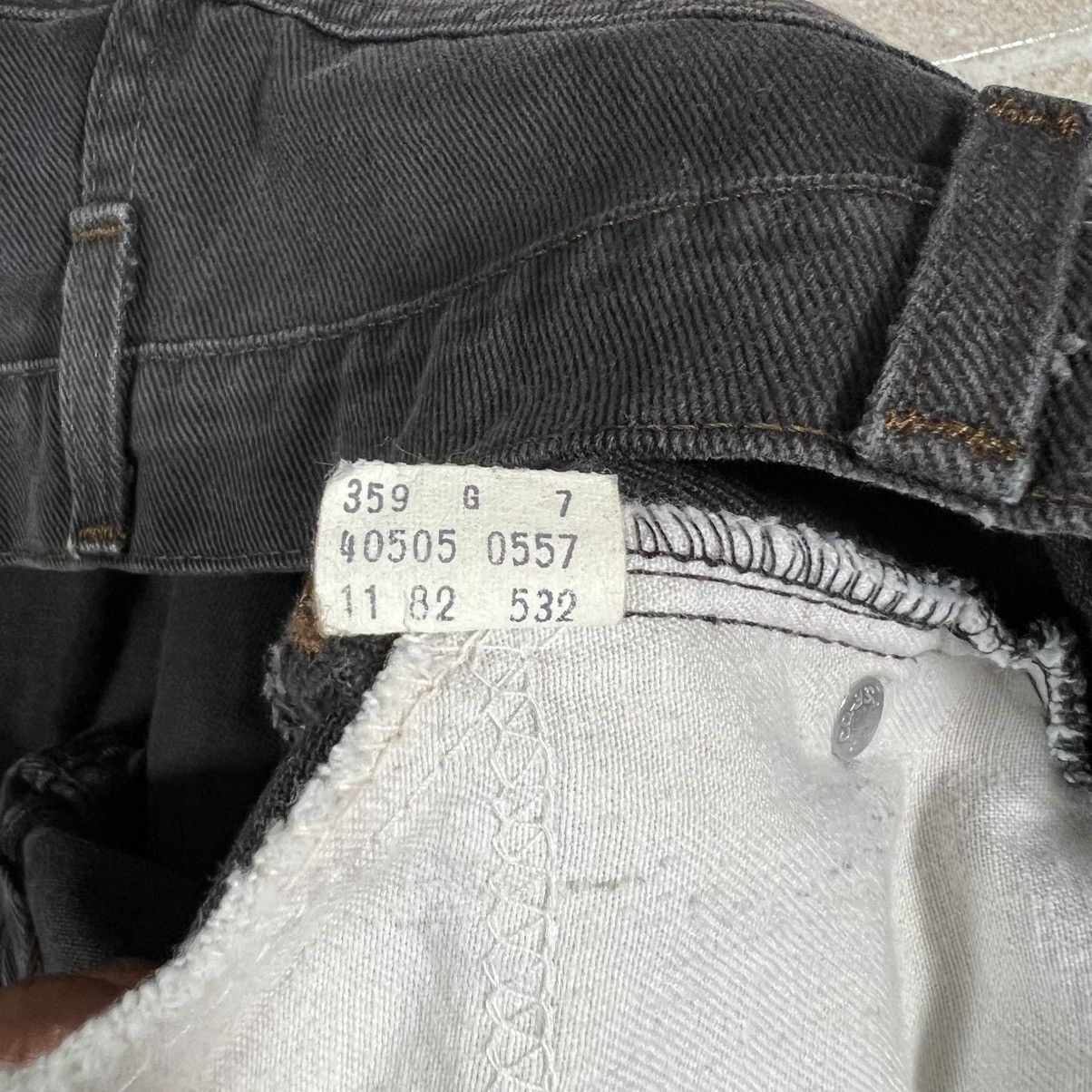 Levi's Vtg 80s Levi’s 505 Jeans Black Denim USA Made Black Tab Size US 29 - 9 Thumbnail