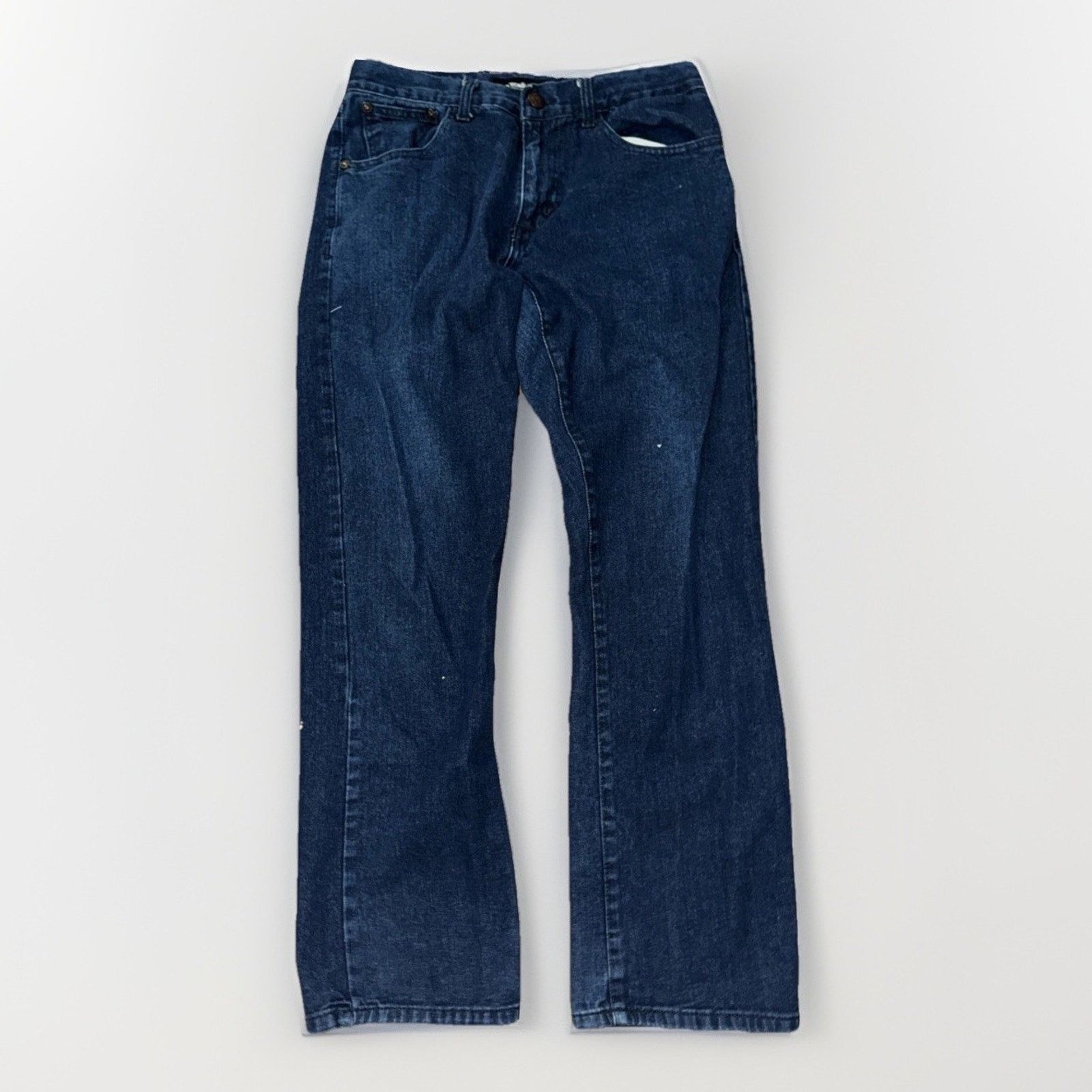 Ecko Unltd. × Vintage Ecko Unltd Jeans 32x32 Dark Blue Slim Straight Fit Y2K Size US 32 / EU 48 - 3 Thumbnail