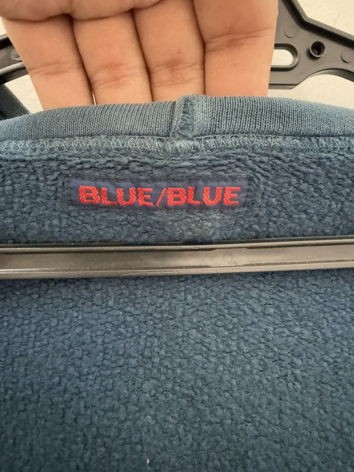 Blue Blue Japan Japan Brand Distress Style Hoodies Blue-Blue Japan Zipper Size US S / EU 44-46 / 1 - 5 Thumbnail