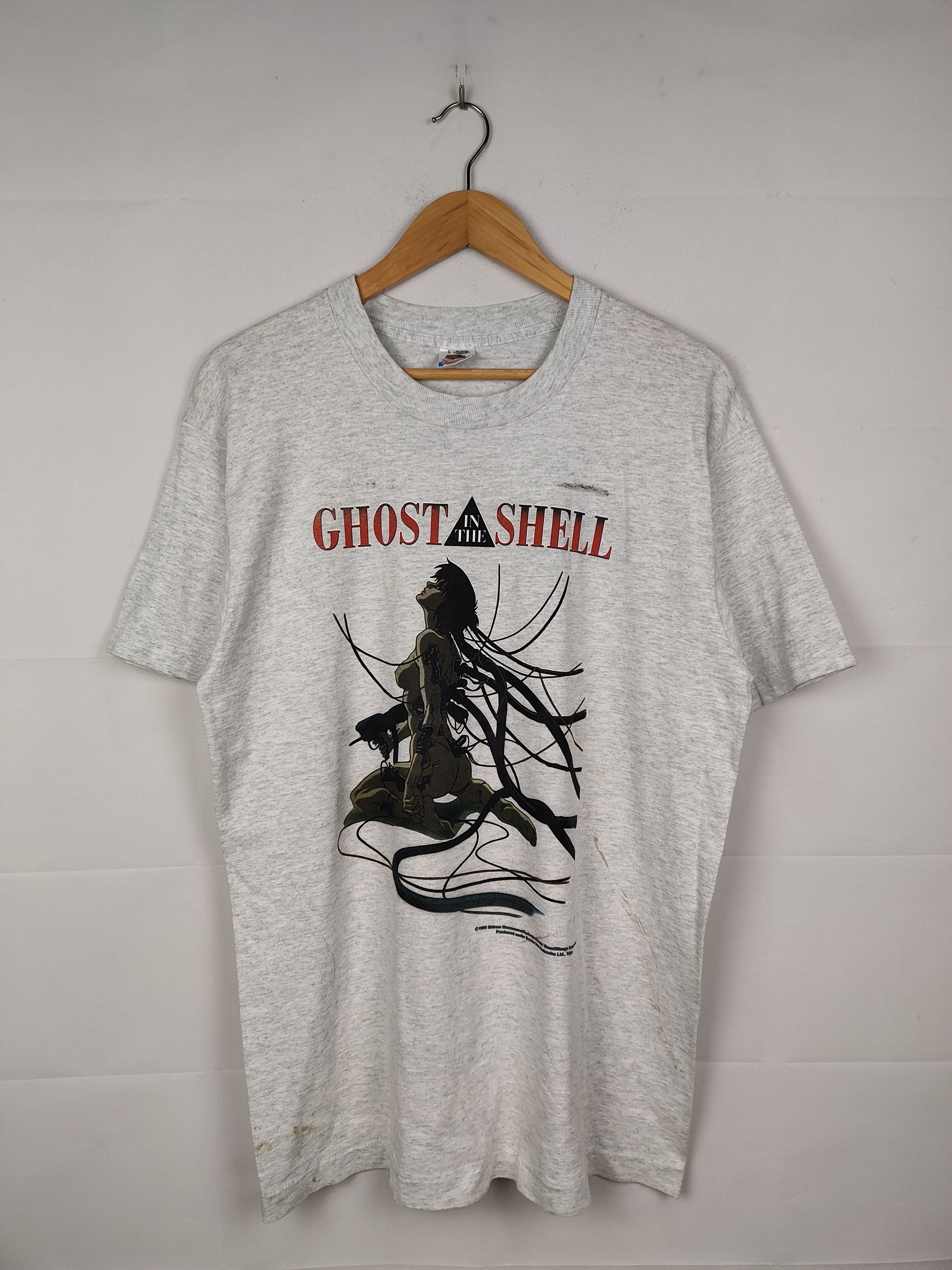 Anime Vintage 90s Ghost in the Shell Anime Shirt Size US XL / EU 56 / 4 - 1 Thumbnail
