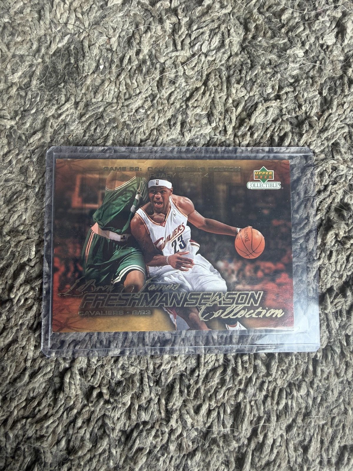 NBA 2004 Upper Deck Collectibles #52 LeBron James Rookie Card Size ONE SIZE - 1 Thumbnail