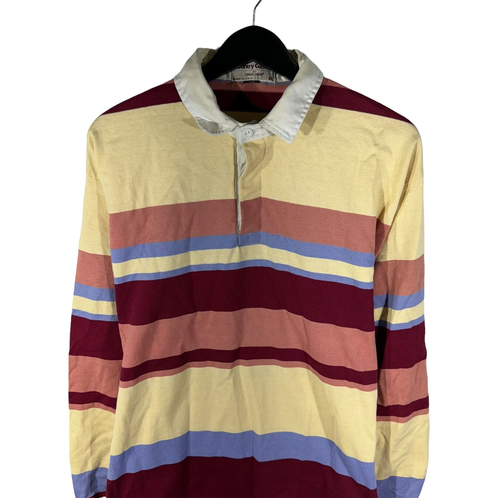 Other Country Cotton Striped Long Sleeve Rugby Size US XL / EU 56 / 4 - 2 Thumbnail