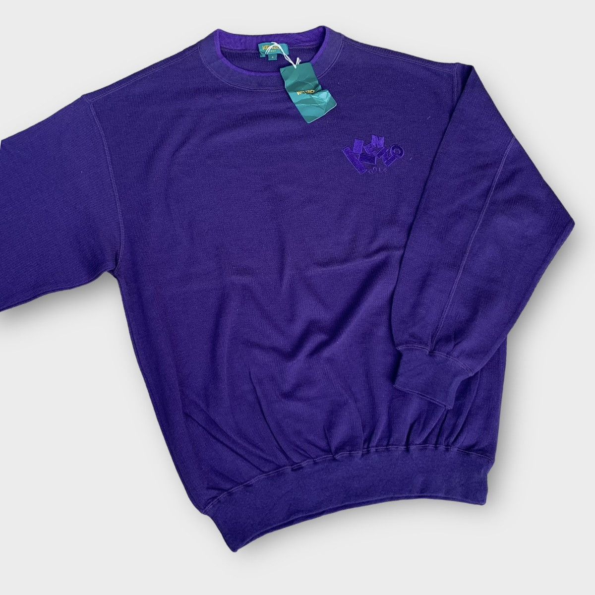 Kenzo Kenzo Golf Crewneck Sweatshirt Embroidered Logo Size US L / EU 52-54 / 3 - 1 Thumbnail