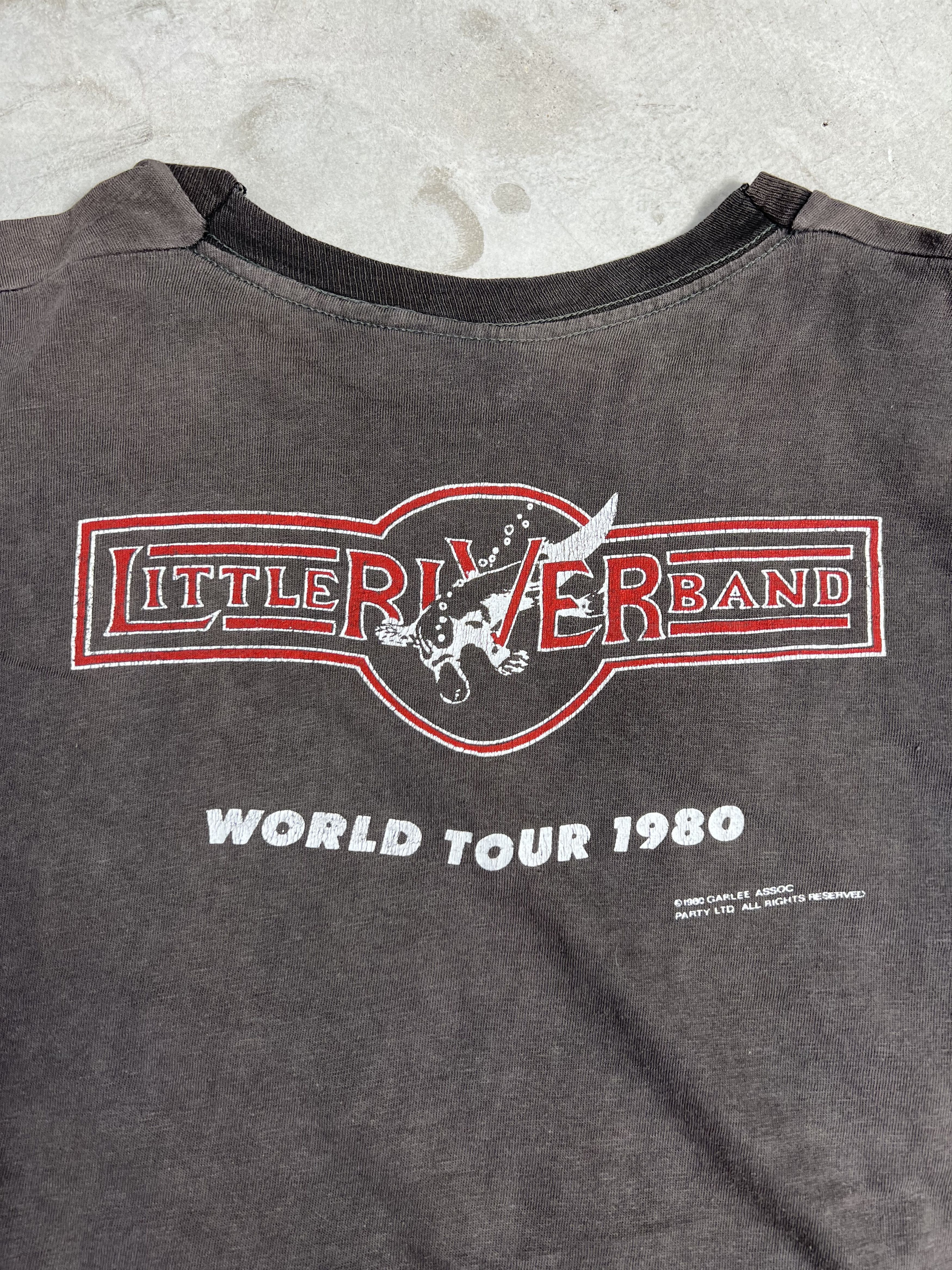 Band Tees Vintage 80s Little River Band Tour Tee (L) GTME030 Size US L / EU 52-54 / 3 - 8 Thumbnail