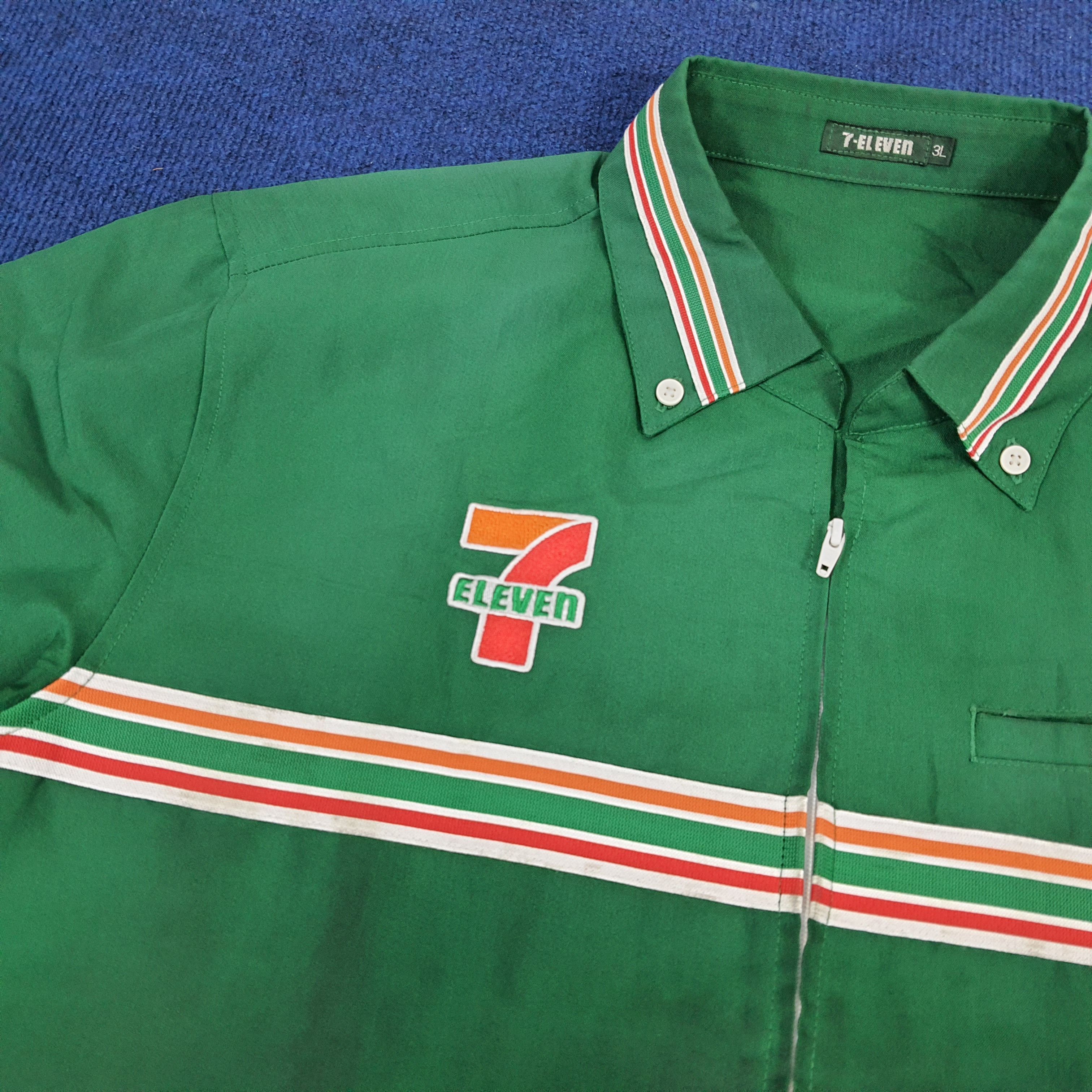 Japanese Brand × Vintage Vintage 7 Eleven Japanese Uniform Staff Shirt Size US L / EU 52-54 / 3 - 2 Thumbnail