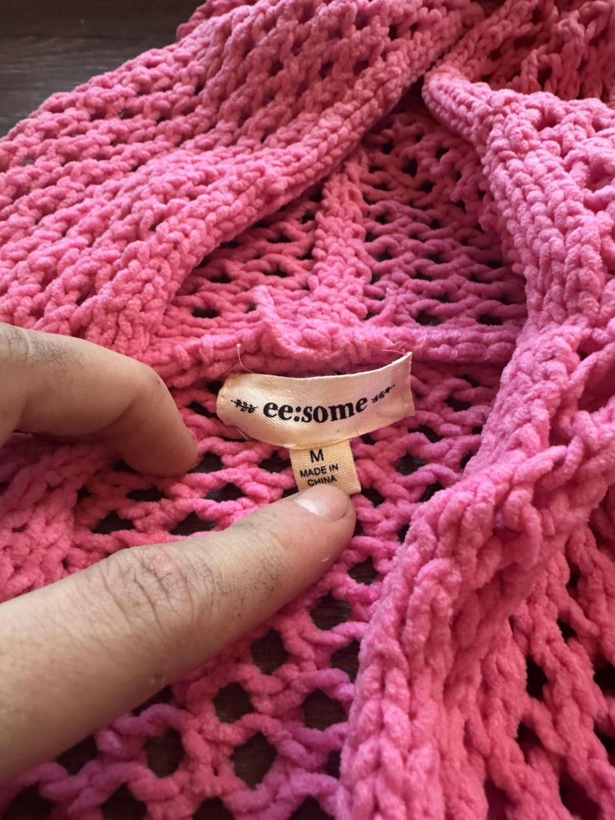 Designer PINK SWEATER Size M / US 6-8 / IT 42-44 - 3 Thumbnail