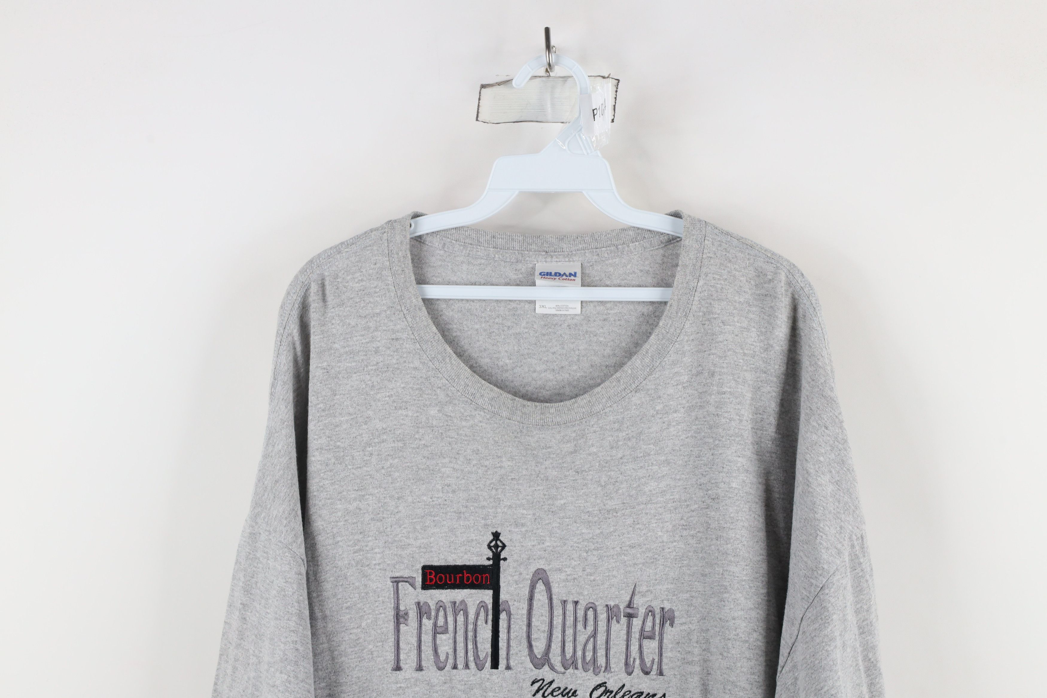 Vintage Vintage 90s Streetwear French Quarter Bourbon Street T-Shirt Size US XXL / EU 58 / 5 - 2 Thumbnail