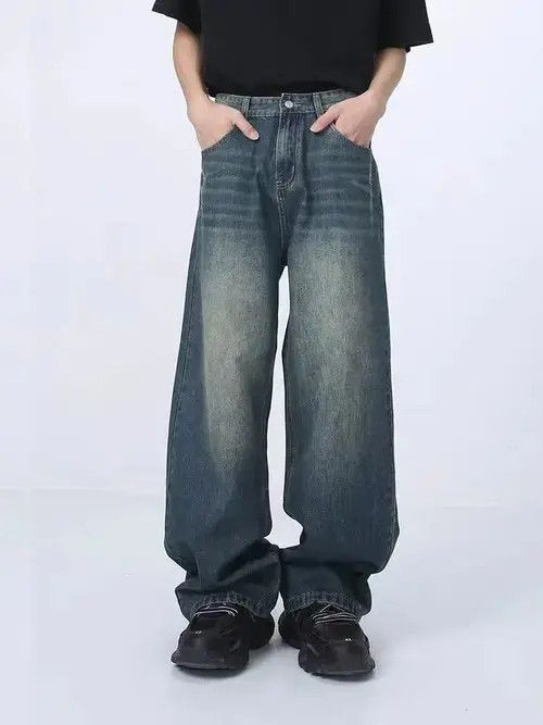 Designer Vintage Premium Mid Rise Jeans Size US 32 / EU 48 - 1 Thumbnail
