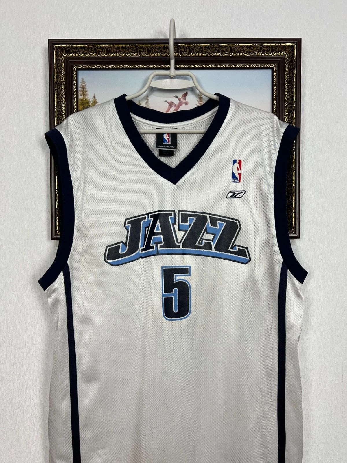 Reebok Vintage Reebok Utah Jazz Carlos Boozer NBA Jersey Rare Shirt Size US M / EU 48-50 / 2 - 2 Thumbnail