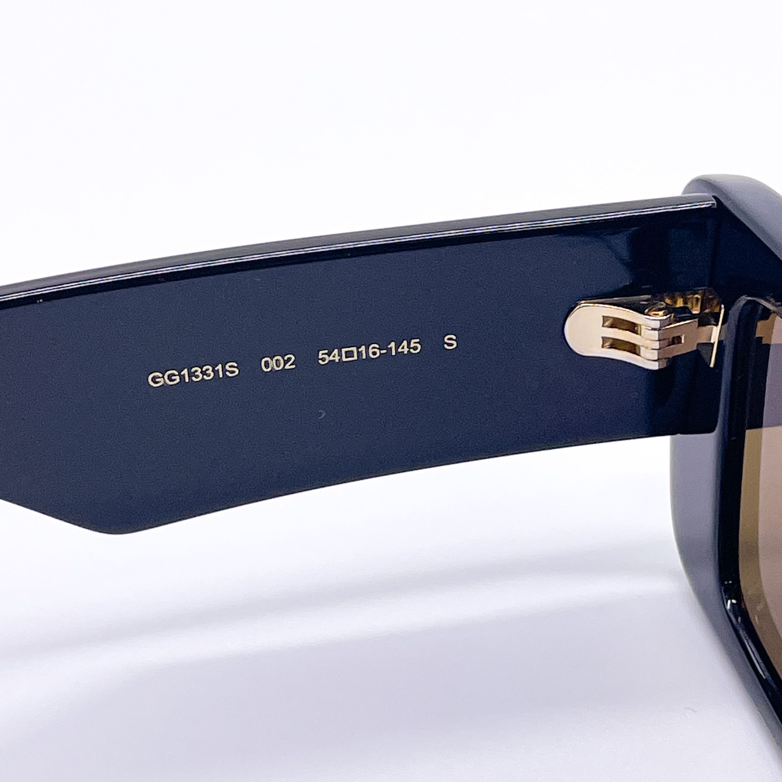 Gucci NEW GUCCI UNISEX BLACK SUNGLASSES GUCCI GG1331S 002 Size ONE SIZE - 8 Thumbnail