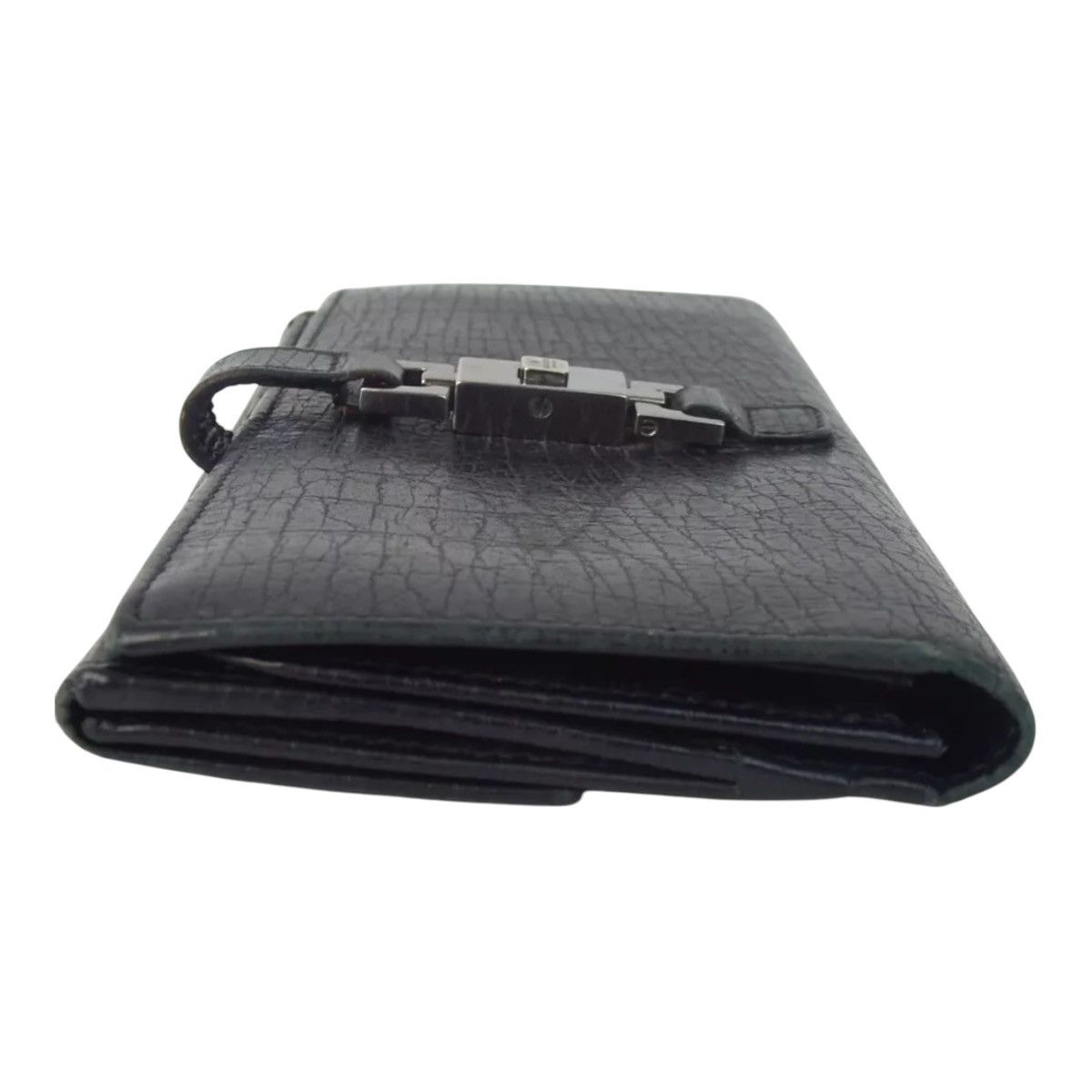 Gucci GUCCI Jackie Piston Clasp Closure Italian Leather Wallet Size ONE SIZE - 3 Thumbnail