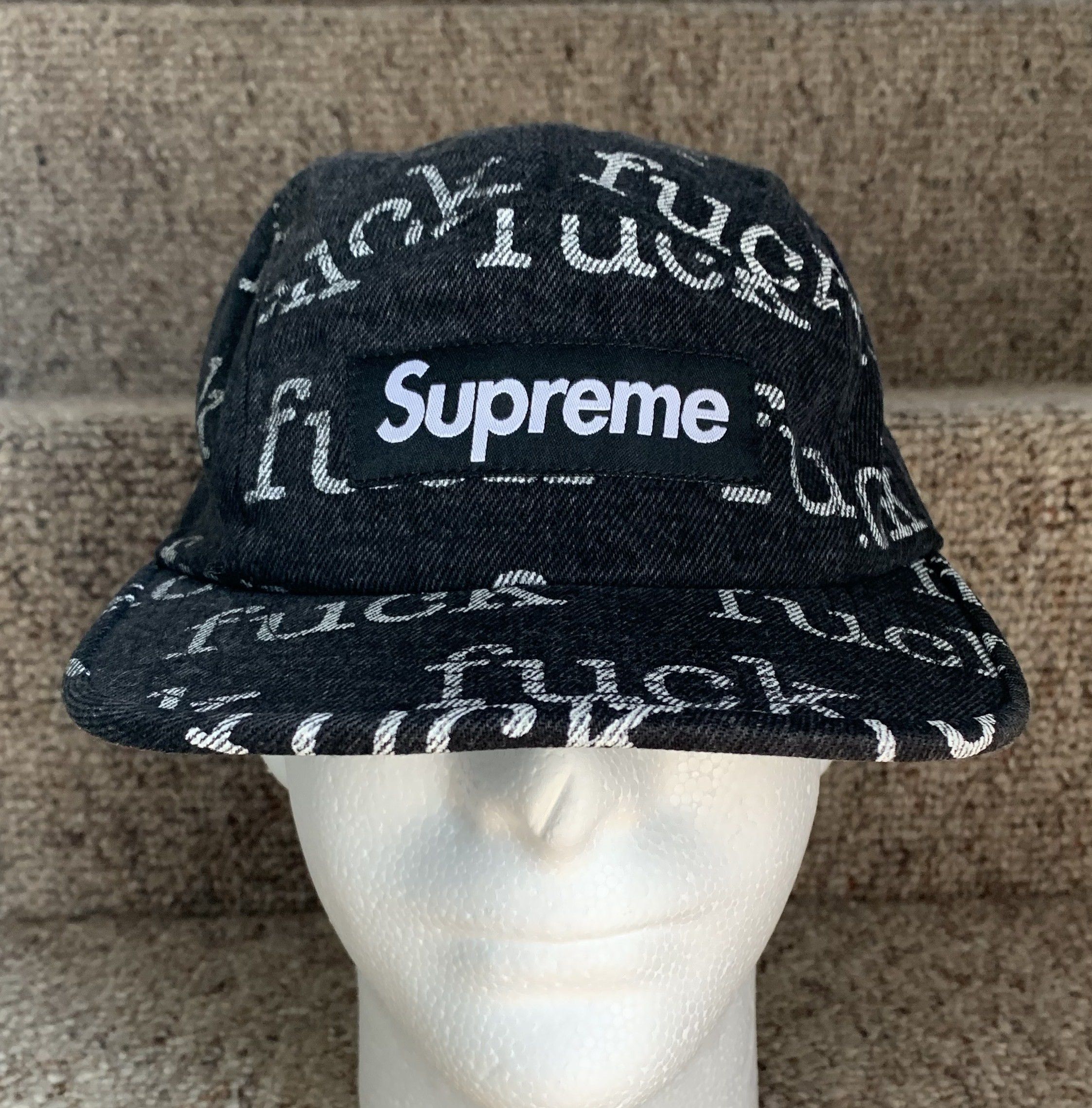 帽子 Supreme 13SS Fuck Denim Camp Cap 帽子 Supreme 13SS Fuck Denim Camp Cap Supreme Fuck Denim