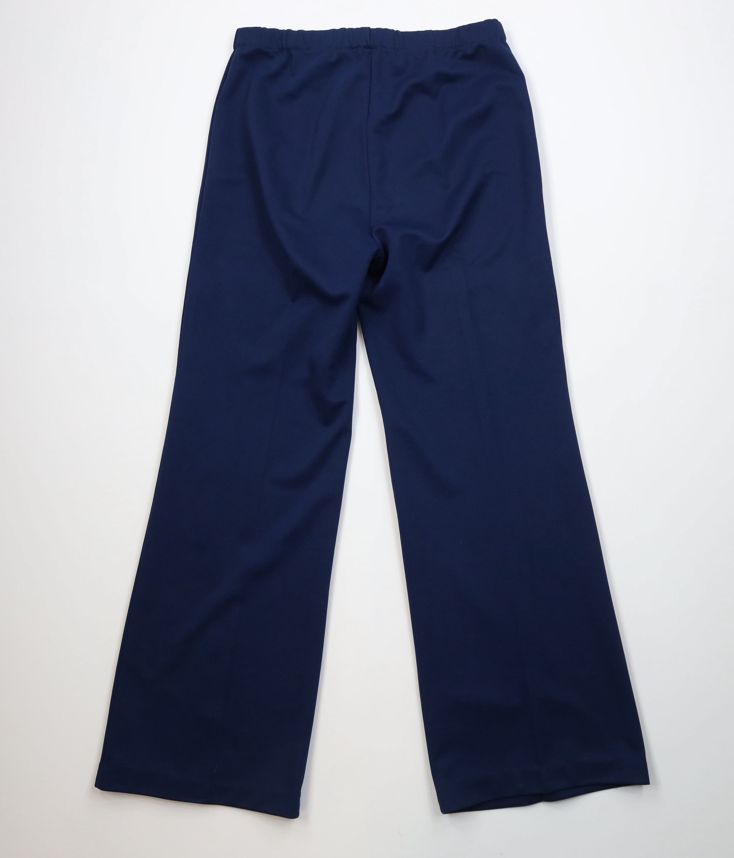 Vintage Vintage 70s Streetwear Knit Bell Bottoms Pants Navy Blue USA Size 38" / US 16 / IT 52 - 8 Thumbnail