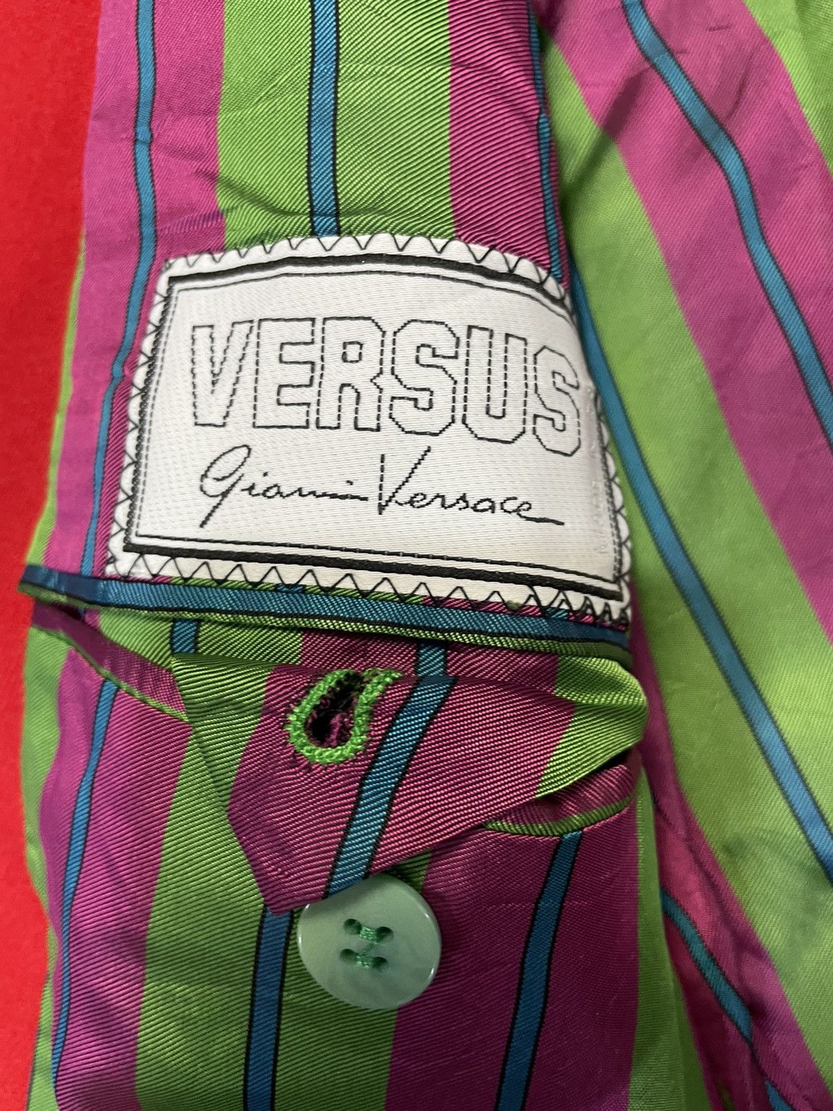 Versace VERSUS GIANNI VERSACE VTG 90's Blazer Sz 50 Size 40R - 7 Thumbnail