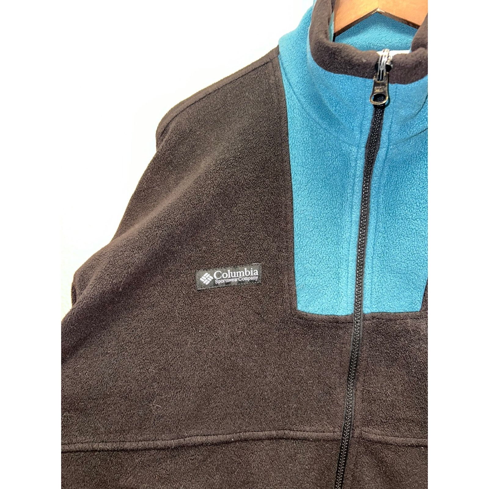 Vintage Vintage Womens Columbia Black Fleece Jacket Full Zip VTG L Size L / US 10 / IT 46 - 2 Thumbnail