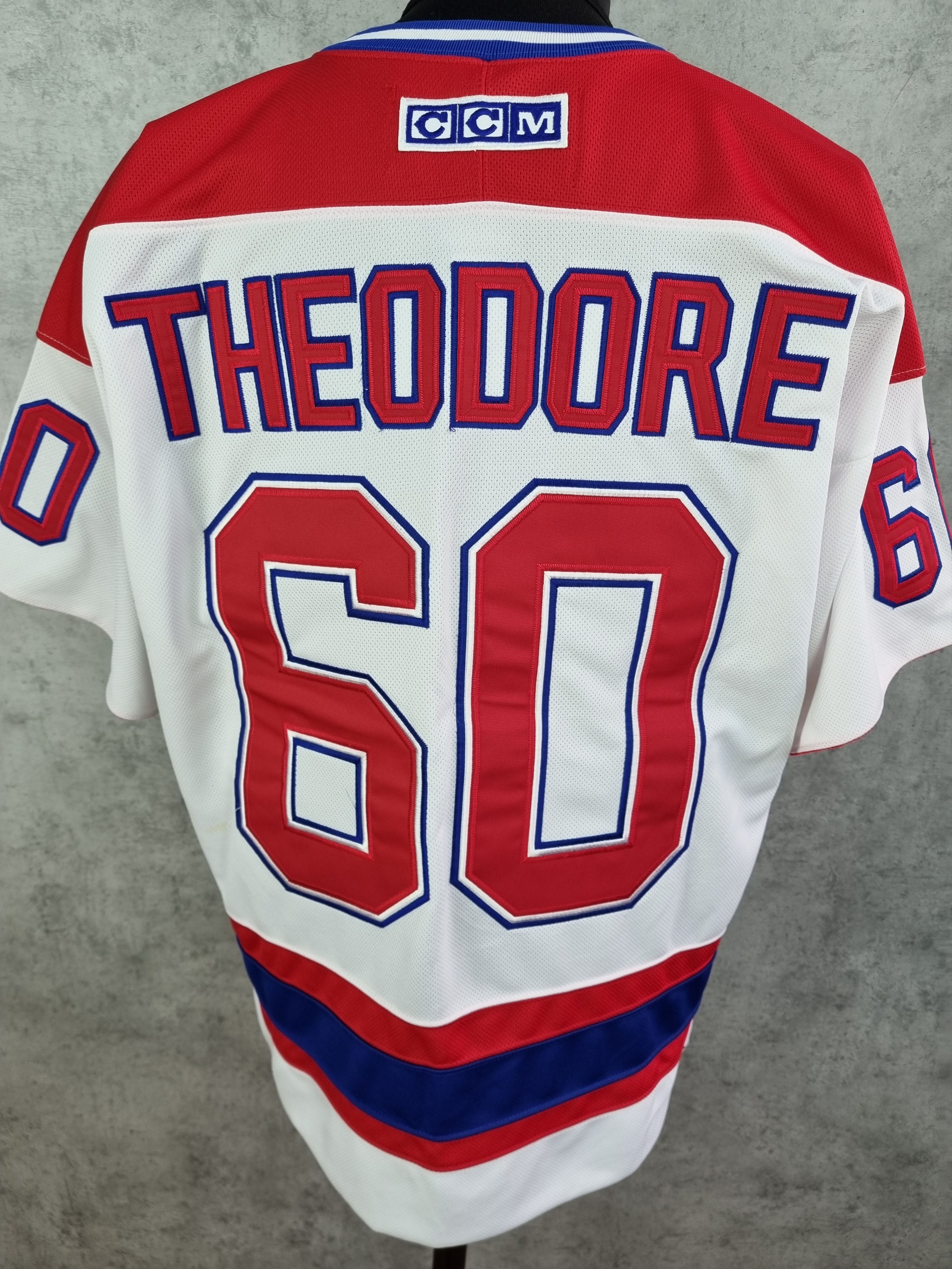 NHL × Vintage NHL CCM THEODORE RUGBY Air Knit Vintage Jersey Size US L / EU 52-54 / 3 - 5 Thumbnail