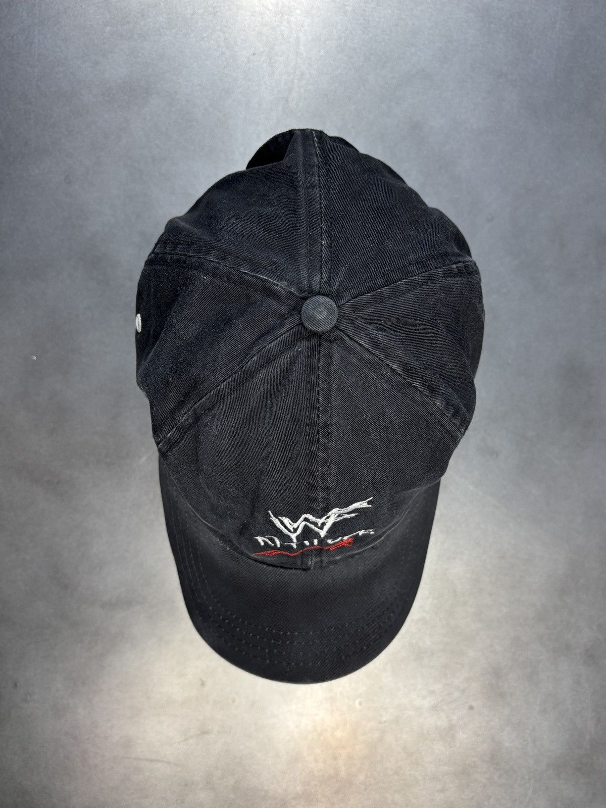 Vintage × WWE × WWF 1990s WWF Attitude Era Hat Vintage WWE Baseball Cap Strapbac Size ONE SIZE - 8 Thumbnail