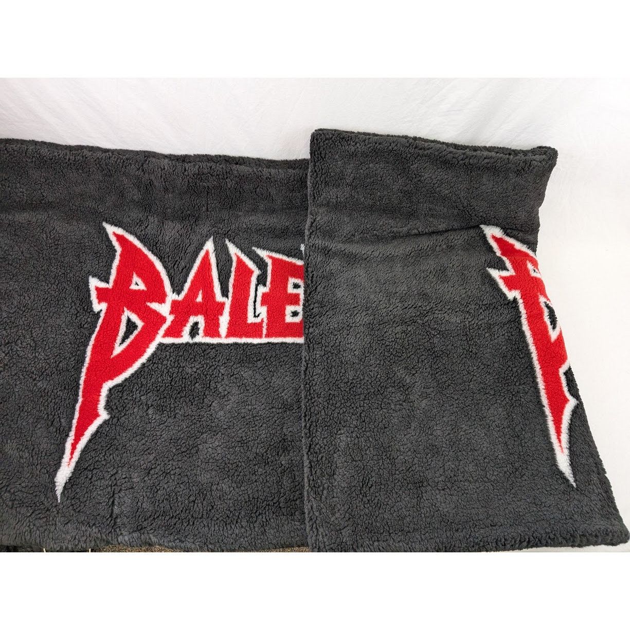 Balenciaga o1rshd1 Q:2 / Size: OS / Metal Soft Jacquard Fleece Scarf Size ONE SIZE - 4 Thumbnail