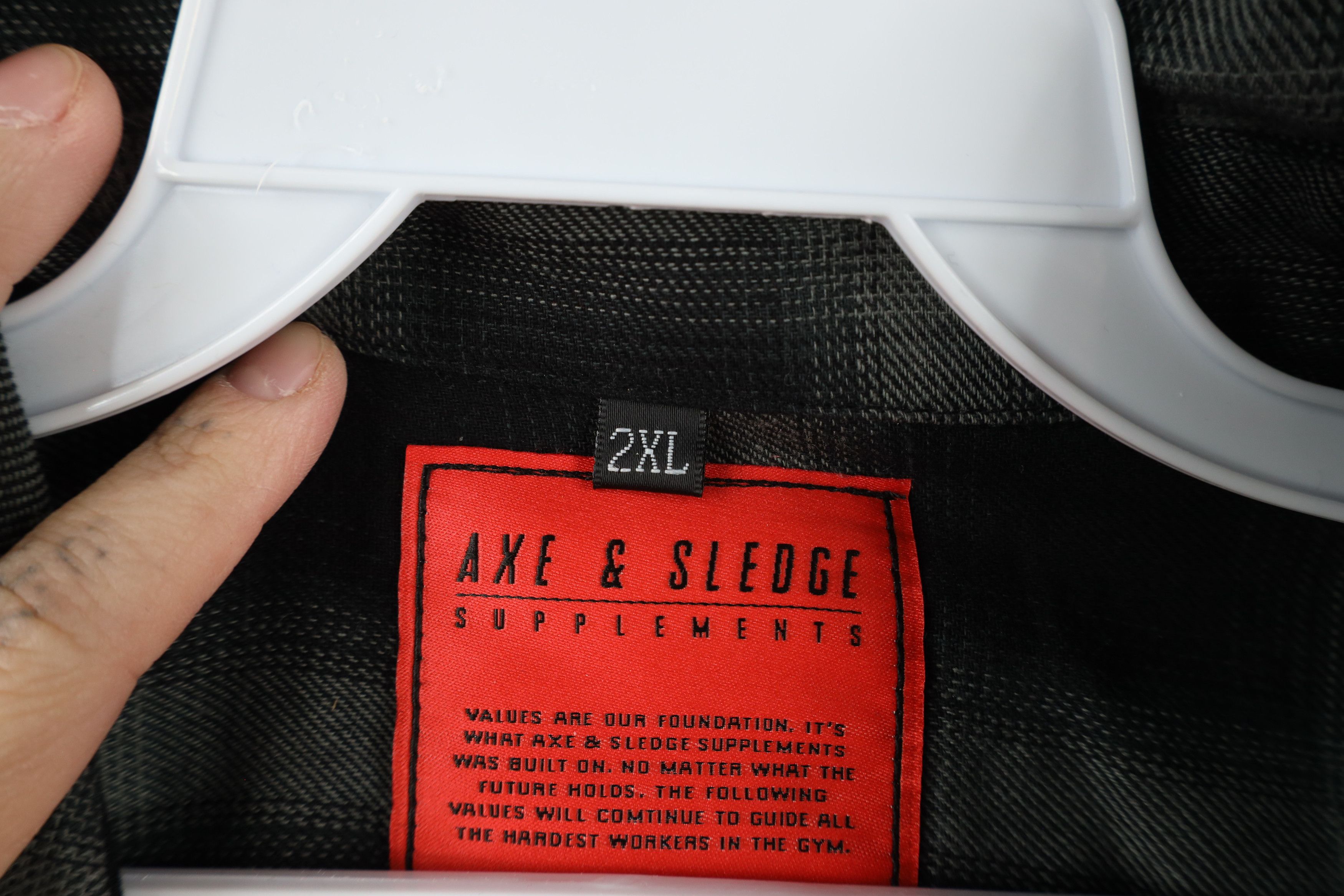 Vintage Axe & Sledge Supplements Pump Cover Flannel Button Shirt Size US XXL / EU 58 / 5 - 6 Thumbnail