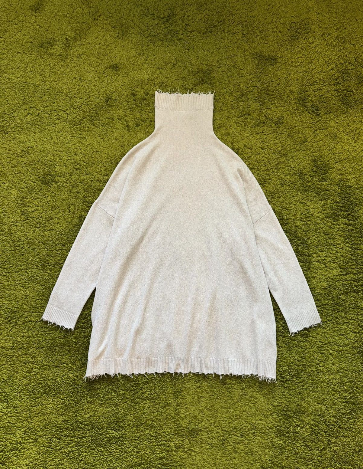 Rundholz Rundholz DIP racoonhair wool blend distressed sweater Size S / US 4 / IT 40 - 1 Thumbnail