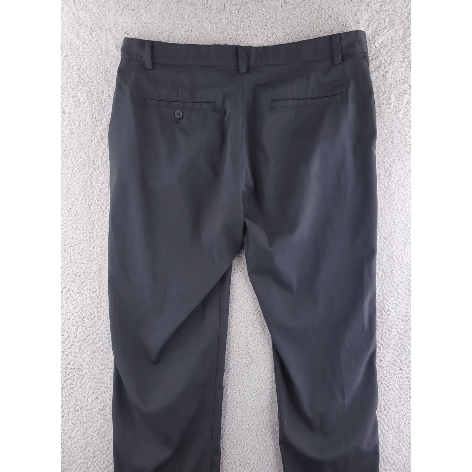 Nike Nike Pants Mens 36x33 Black Dri Fit Regular Straight Polyester Chino Golf Style Pants Mens Black 36x33 Size US 36 / EU 52 - 7 Thumbnail
