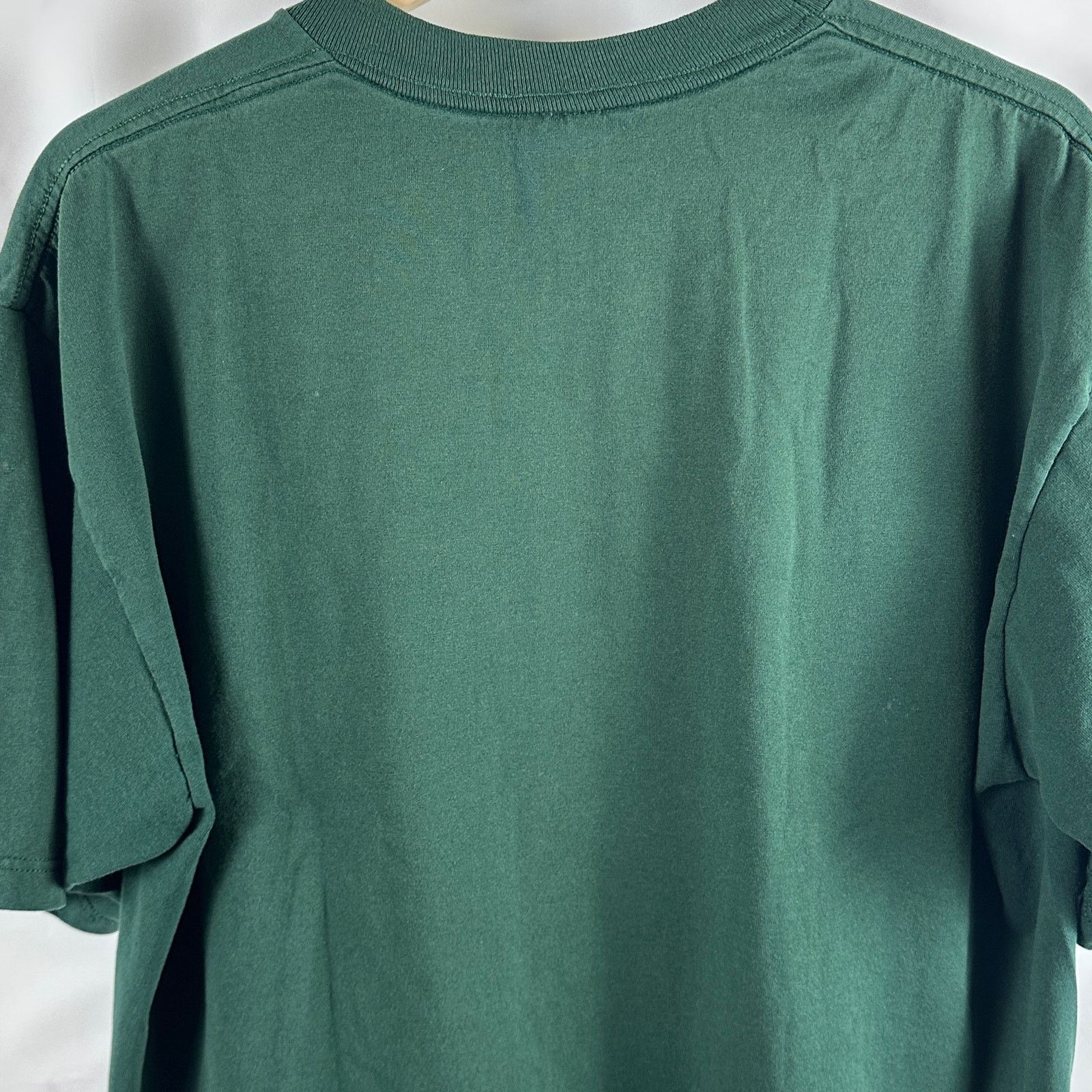 Jerzees Vintage 90s Forest Green Blank Tee Size US XL / EU 56 / 4 - 8 Thumbnail
